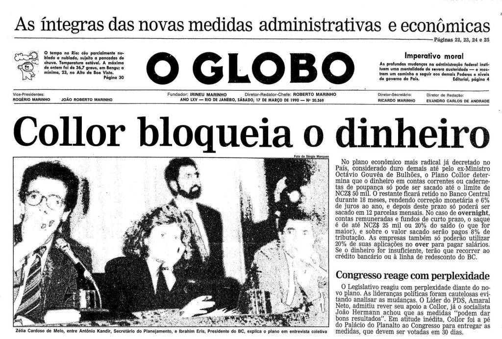 tempos incertos -collor e covid 19